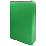 Ultra PRO Vivid 4-Pocket Zippered Binder: Green - TCG Omega