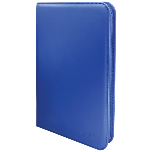 Ultra PRO Vivid 9-Pocket Zippered Binder: Blue - TCG Omega