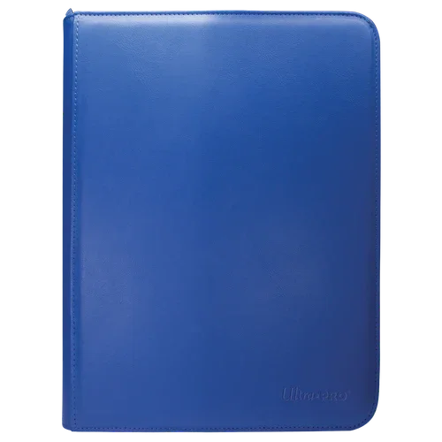 Ultra PRO Vivid 9-Pocket Zippered Binder: Blue - TCG Omega