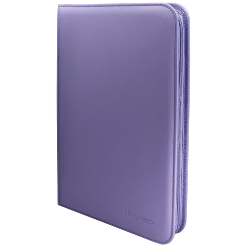Ultra PRO Vivid 9-Pocket Zippered Binder: Purple - TCG Omega