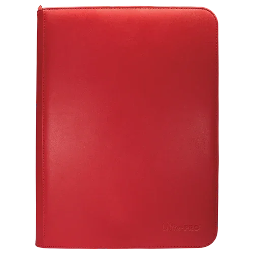 Ultra PRO Vivid 9-Pocket Zippered Binder: Red - TCG Omega