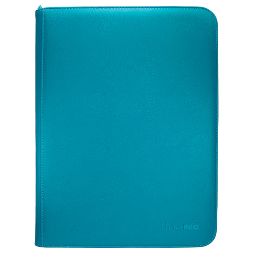 Ultra PRO Vivid 9-Pocket Zippered Binder: Teal - TCG Omega