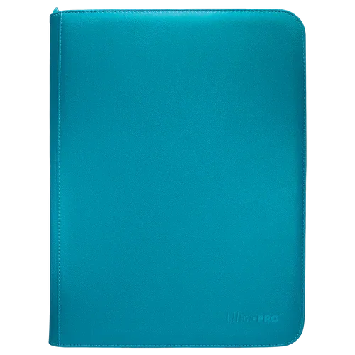 Ultra PRO Vivid 9-Pocket Zippered Binder: Teal - TCG Omega