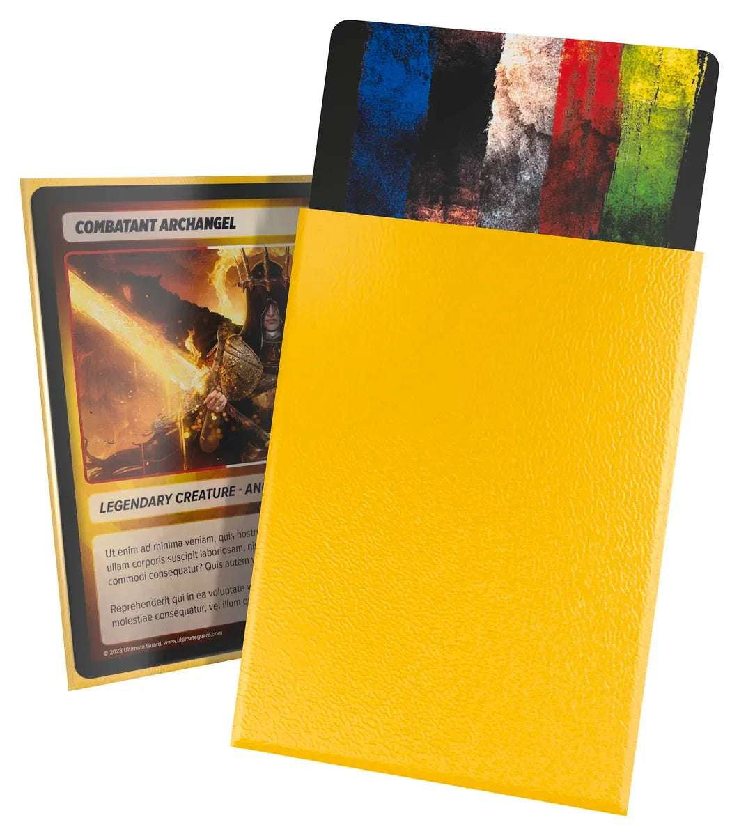 Cortex Sleeves Standard Size - Matte Yellow (100ct.)