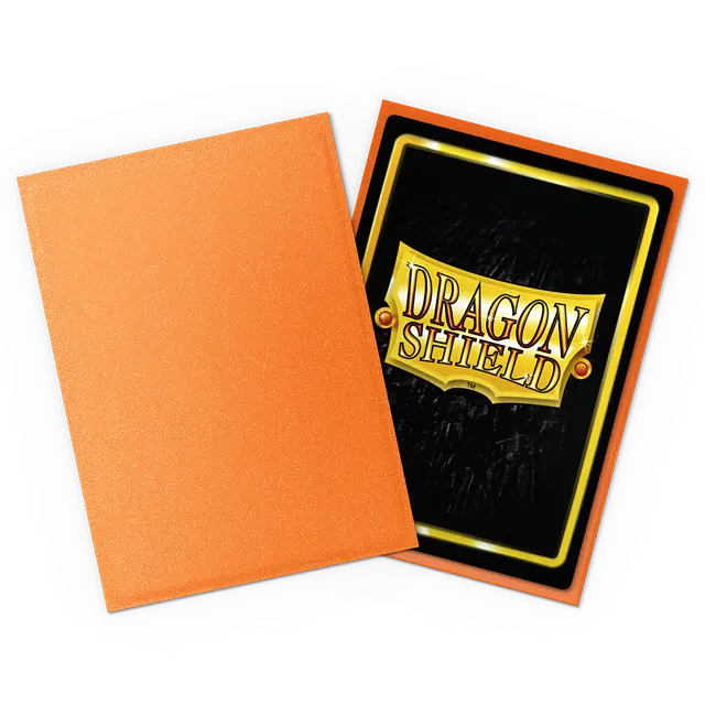 Amber (100) Dragon Shield Standard Matte Sleeves