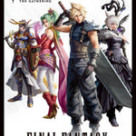 Four characters from 'Final Fantasy' with 'Magic: The Gathering' logo and text below.