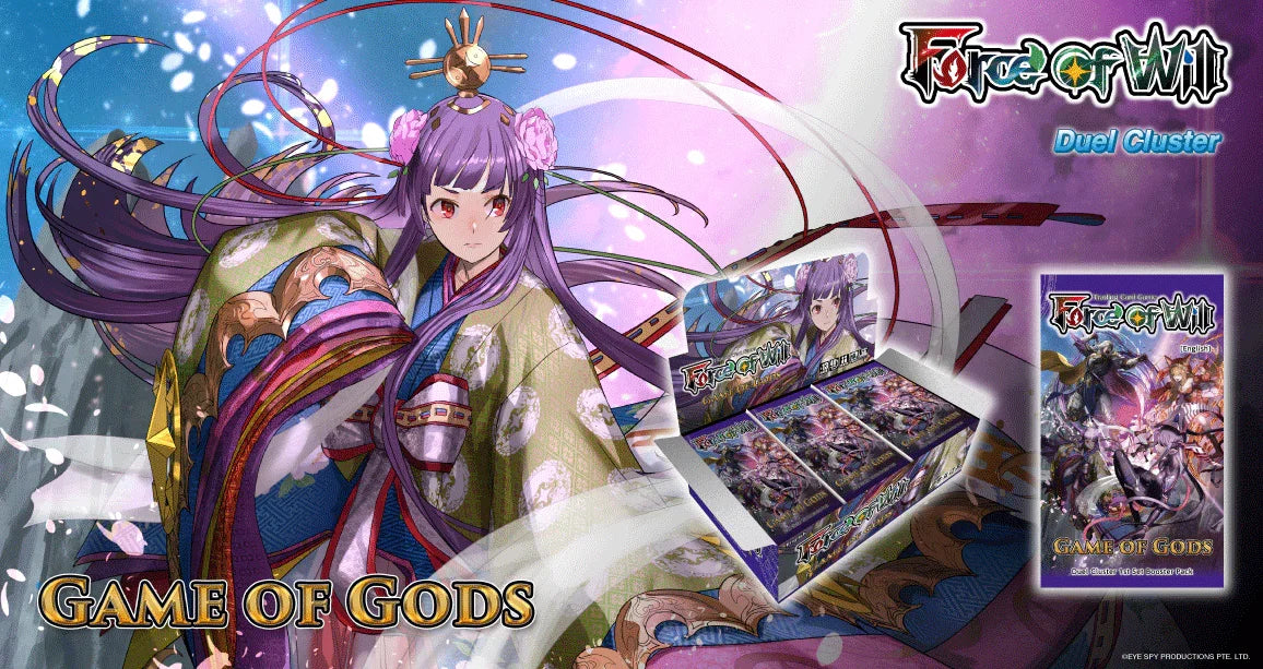 Game of Gods Booster Box - Force of Will (DEC 10/21) Game of Gods Booster Box - Force of Will (DEC 10/21)