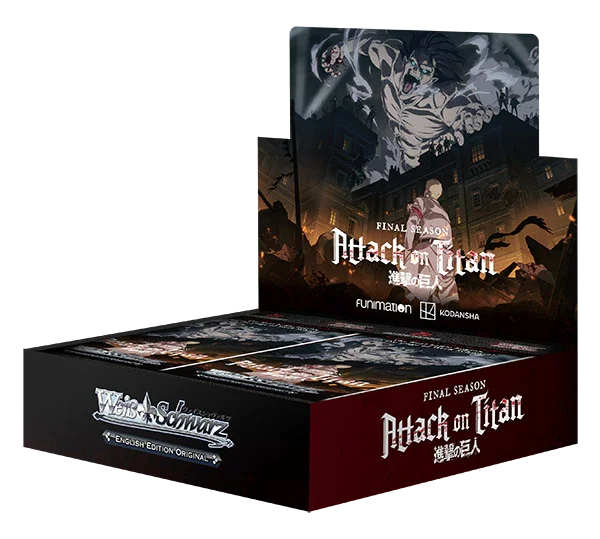 Weiss Schwarz Booster Box: Attack On Titan: Final Season - TCG Omega