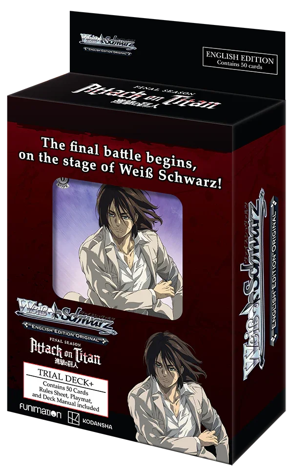 Weiss Schwarz Trial Deck: Attack On Titan: Final Season - TCG Omega