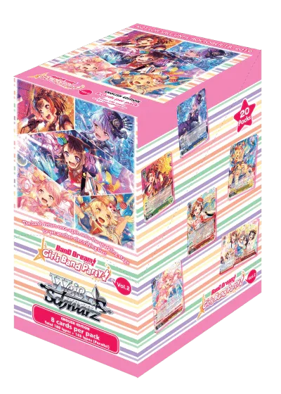 Weiss Schwarz Booster Box: BanG Dream! Girls Band Party! Vol.2 - TCG Omega