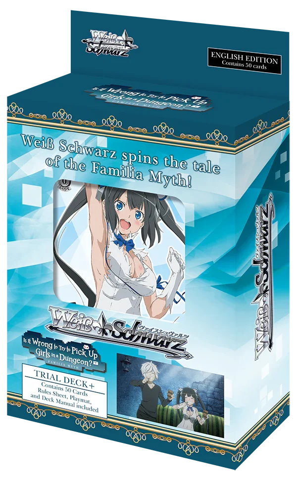 Weiss Schwarz Trial Deck: Is It Wrong to Try to Pick Up Girls in a Dungeon? - TCG Omega