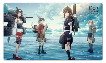 "KanColle Season 2: Let's Meet at Sea" Shigure & Yamashiro & Mogami & Michishio Character Rubber Mat