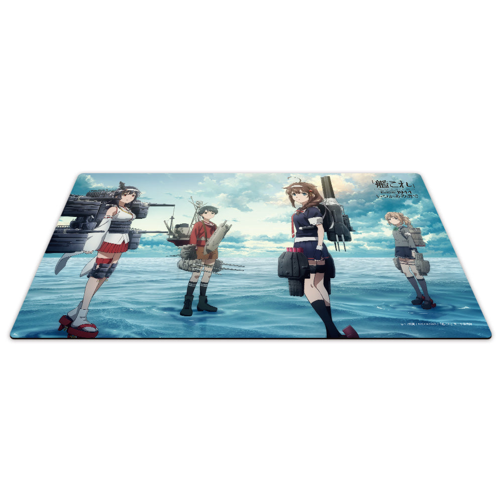 "KanColle Season 2: Let's Meet at Sea" Shigure & Yamashiro & Mogami & Michishio Character Rubber Mat