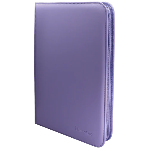 Ultra PRO Vivid 9-Pocket Zippered Binder: Purple - TCG Omega