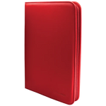 Ultra PRO Vivid 9-Pocket Zippered Binder: Red - TCG Omega