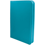 Ultra PRO Vivid 9-Pocket Zippered Binder: Teal - TCG Omega
