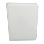 Ultra PRO Vivid 9-Pocket Zippered Binder: White - TCG Omega