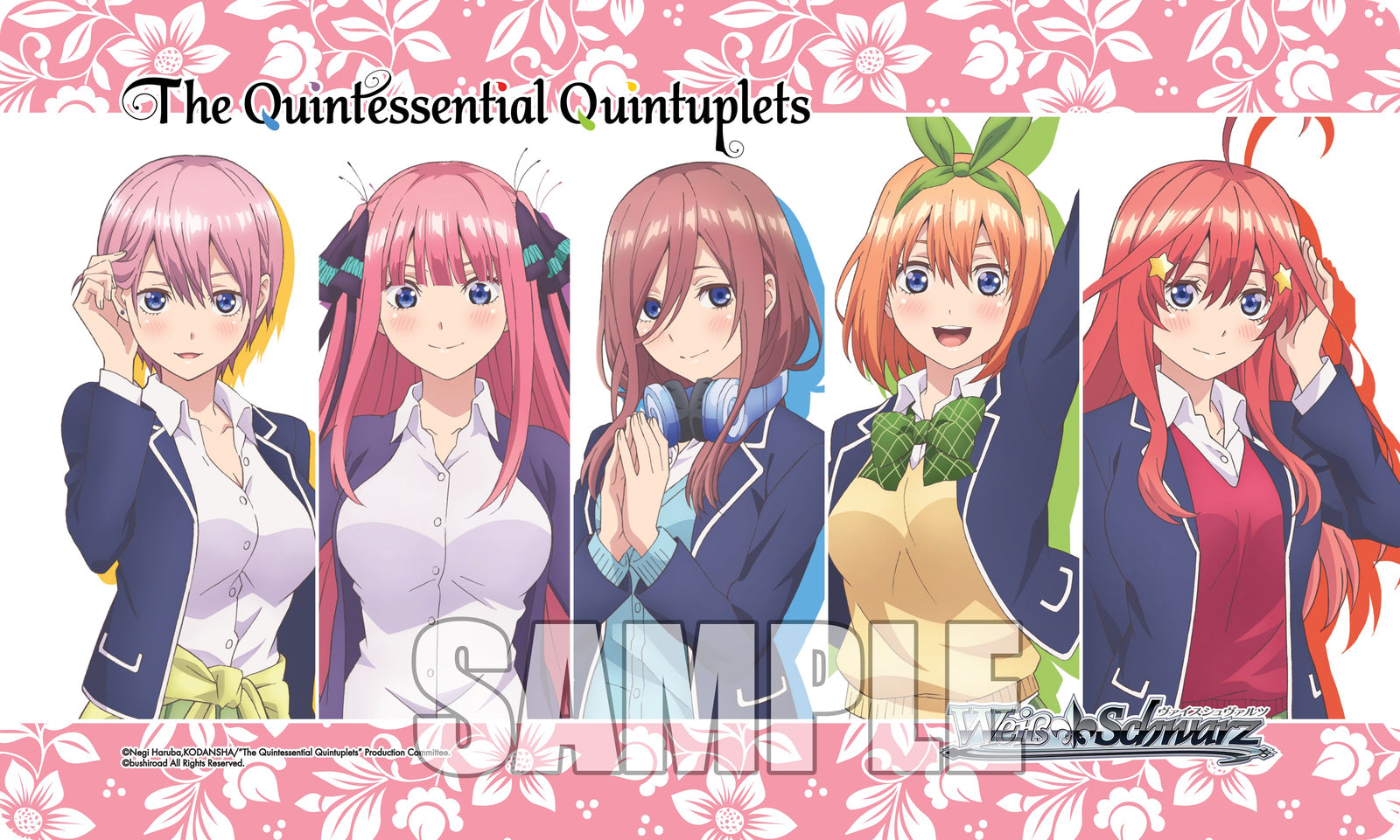Stitched Playmat - The Quintessential Quintuplets