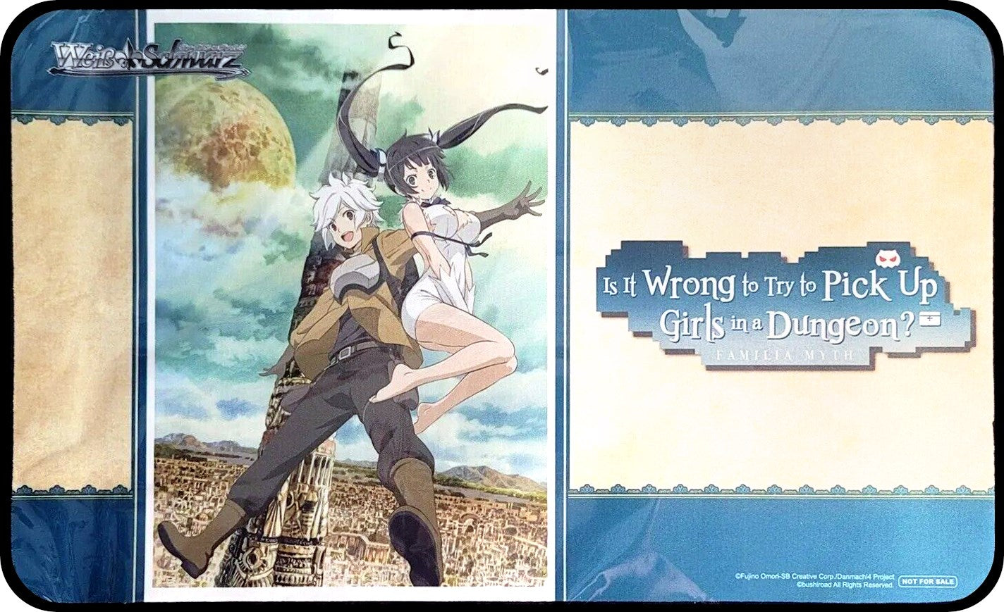 Stitched Playmat - Is It Wrong to Try to Pick Up Girls in a Dungeon?