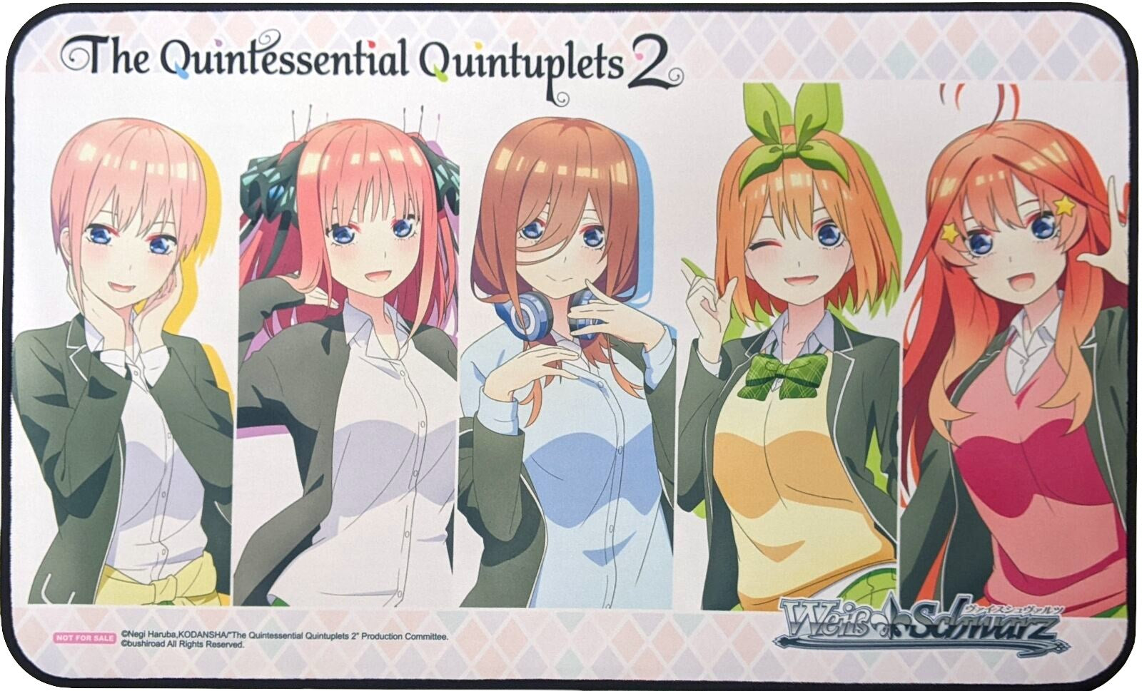 Stitched Playmat - The Quintessential Quintuplets 2