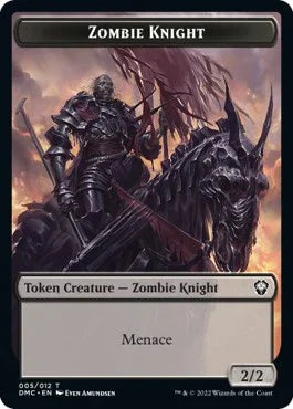 Zombie Knight // Griffin Double-Sided Token [DMC - 5 // 1]