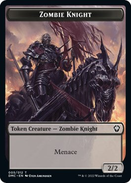 Zombie Knight // Goblin Double-Sided Token [DMC - 5 // 12]