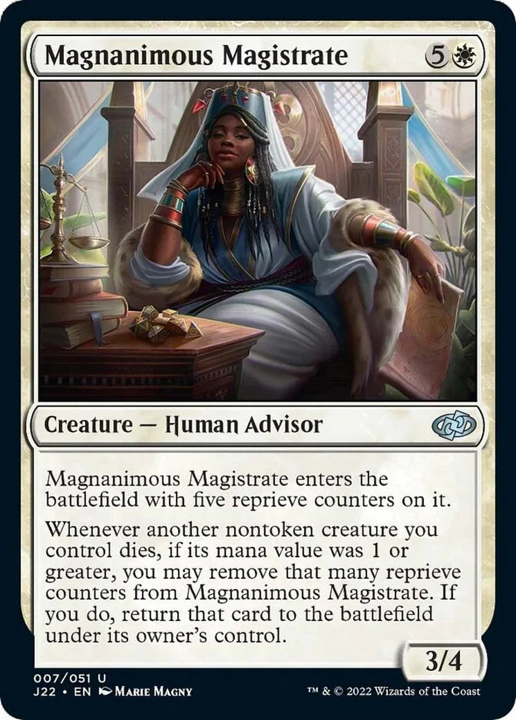 Magnanimous Magistrate [J22 - 7]