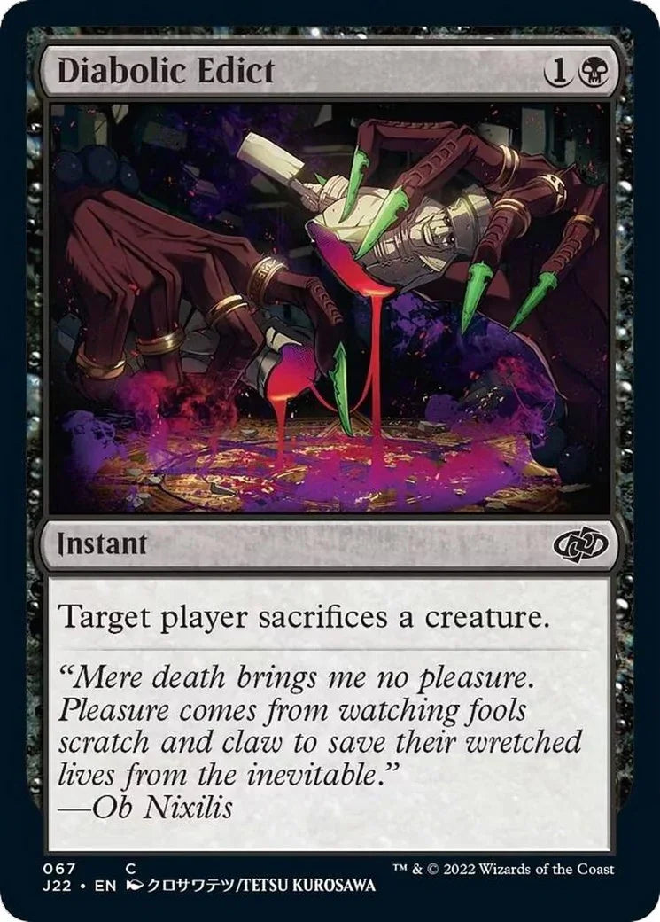 Diabolic Edict [J22 - 67]
