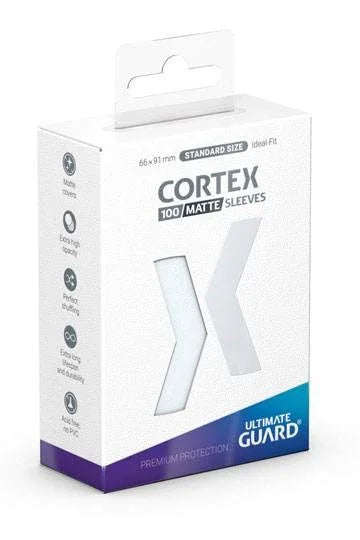 Cortex Sleeves Standard Size - Matte Transparent (100ct.)