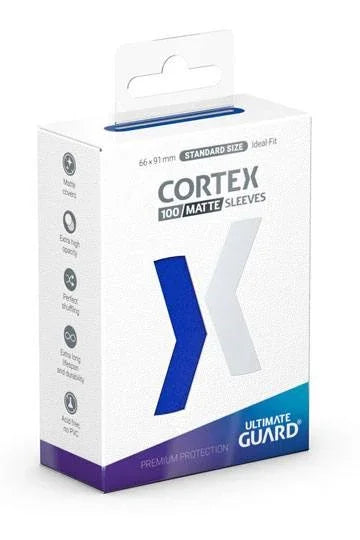 Cortex Sleeves Standard Size - Matte Blue (100ct.)