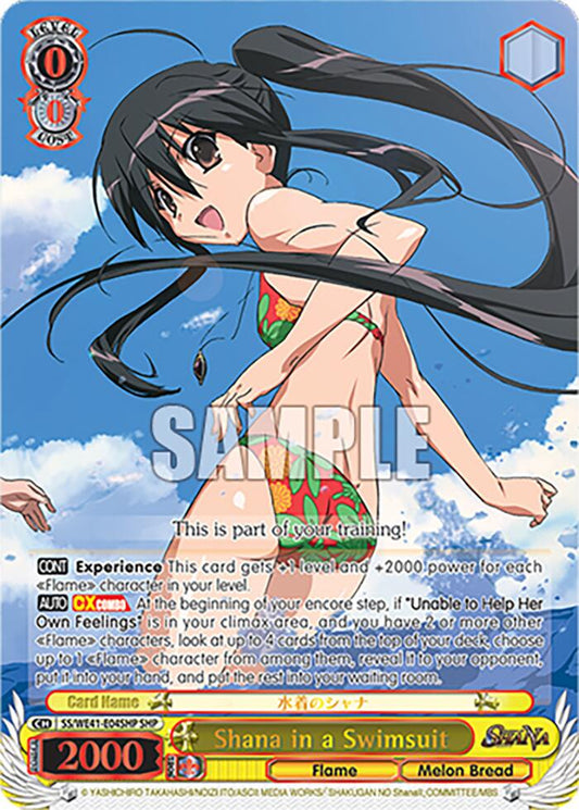 Shana in a Swimsuit (SS/WE41-E04SHP) - TCG Omega