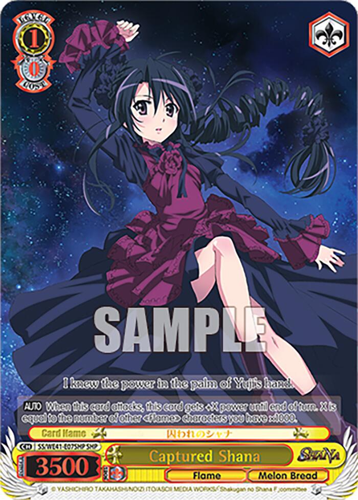 Captured Shana (SS/WE41-E07SHP) - TCG Omega