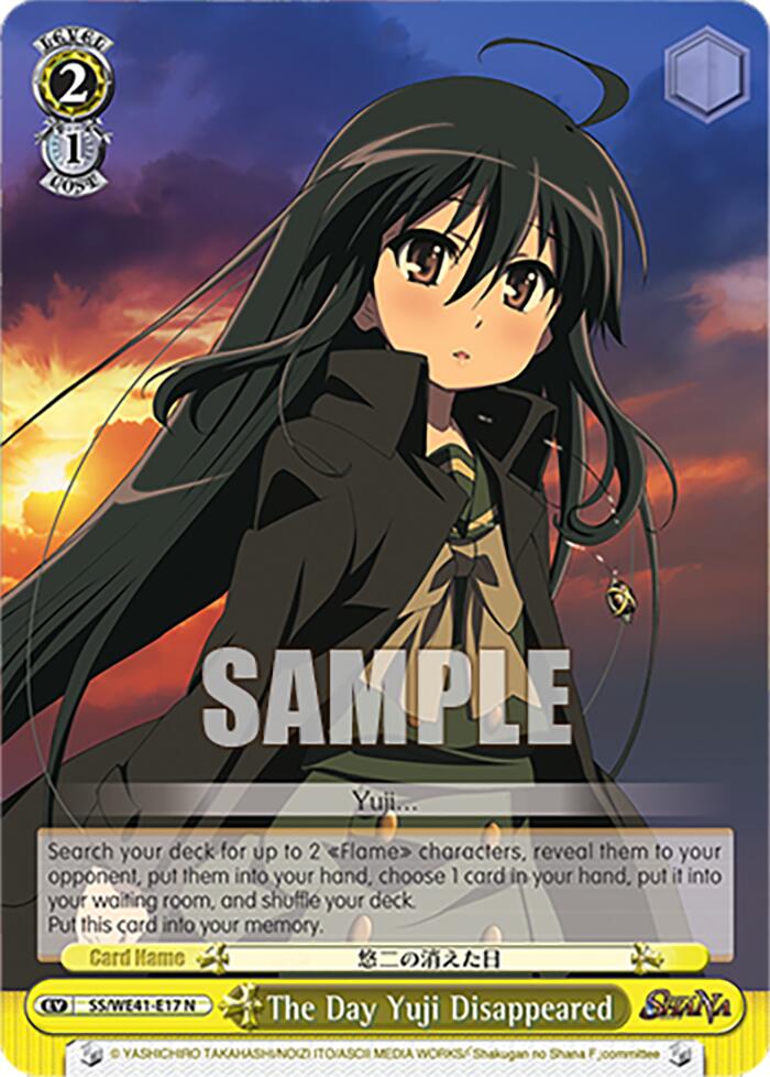 The Day Yuji Disappeared (SS/WE41-E17) - TCG Omega