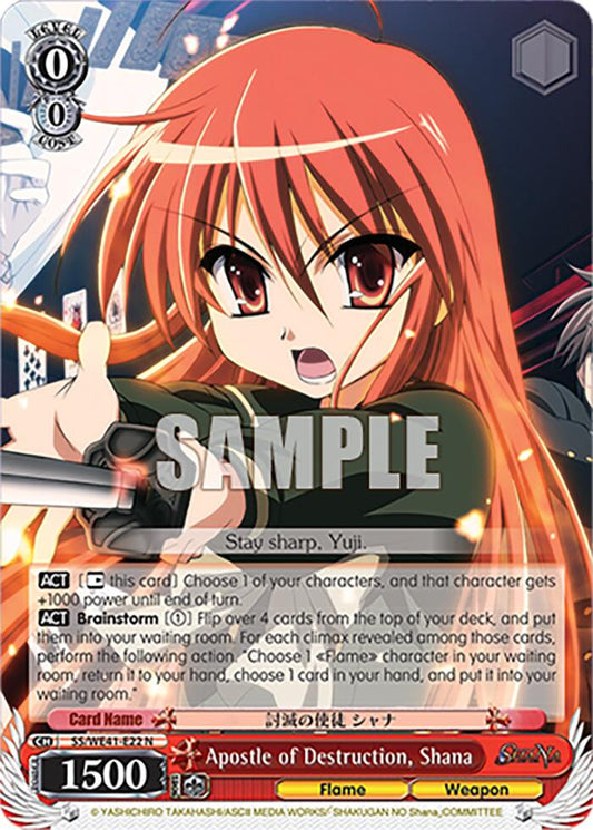 Apostle of Destruction, Shana (SS/WE41-E22) - TCG Omega