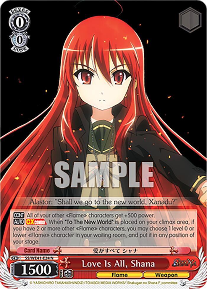 Love Is All, Shana (SS/WE41-E24) - TCG Omega