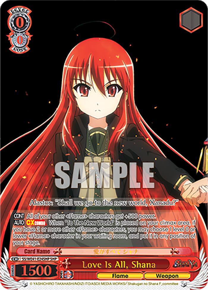 Love Is All, Shana (SS/WE41-E24SHP) - TCG Omega