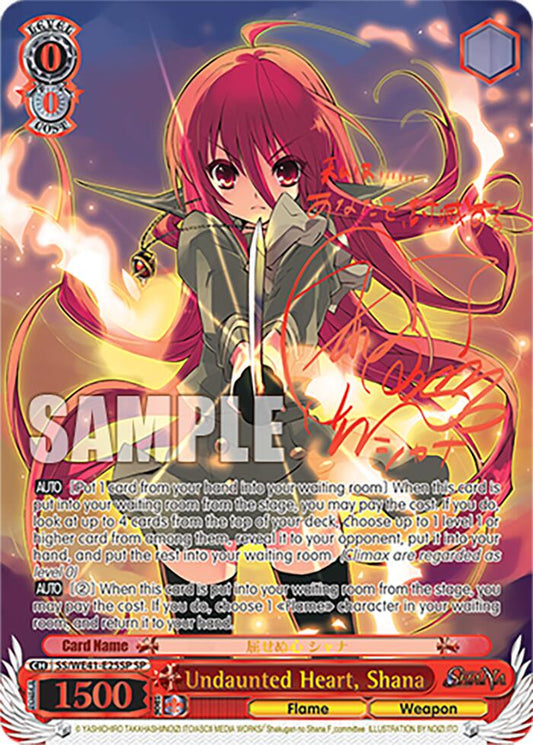 Undaunted Heart, Shana (SS/WE41-E25SP) - TCG Omega