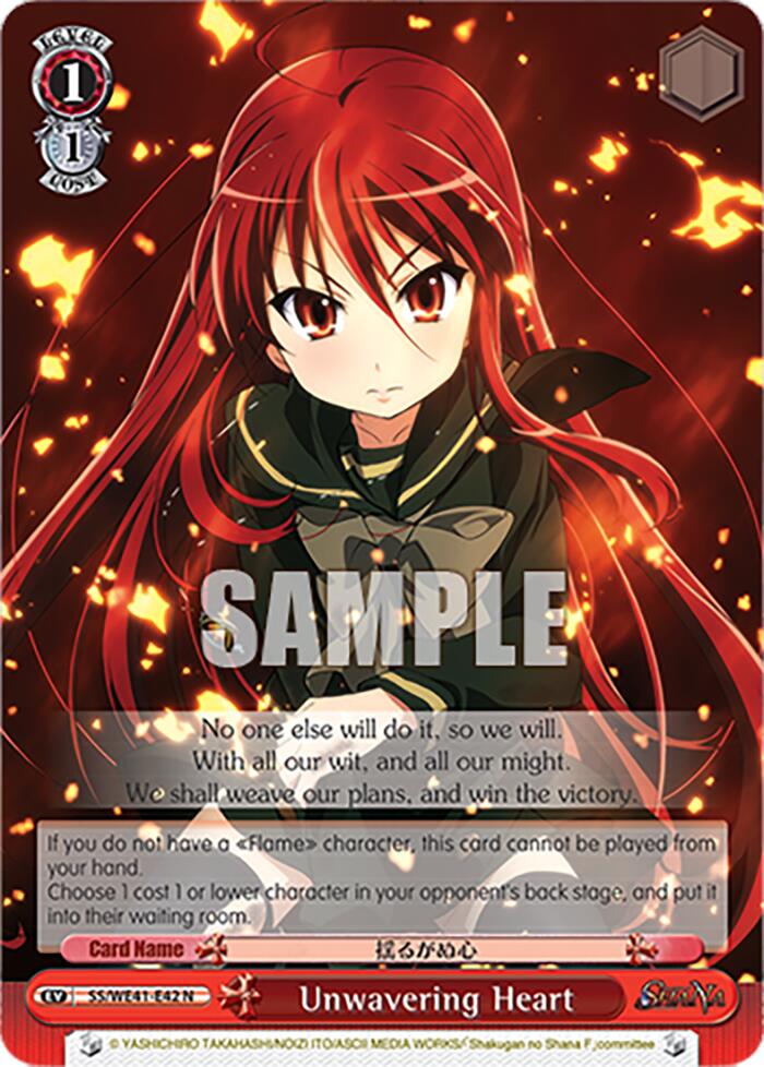 Unwavering Heart (SS/WE41-E42) - TCG Omega