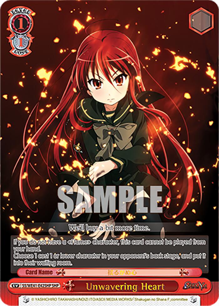 Unwavering Heart (SS/WE41-E42SHP) - TCG Omega