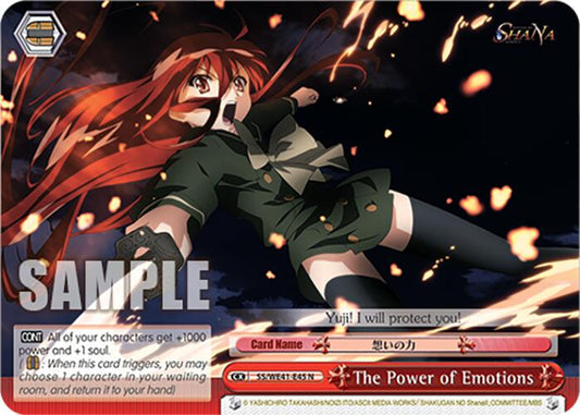 The Power of Emotions (SS/WE41-E45) - TCG Omega