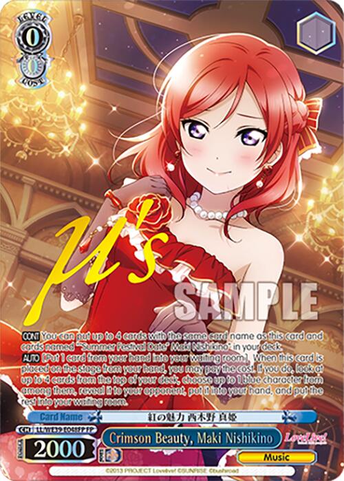 Crimson Beauty, Maki Nishikino (LL/WE39-E048FP) - TCG Omega