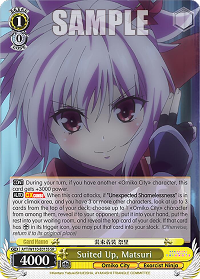 Suited Up, Matsuri (AYT/W110-E015S) - TCG Omega