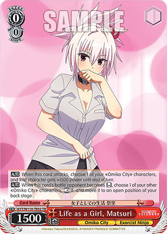 Life as a Girl, Matsuri (AYT/W110-TE02) - TCG Omega