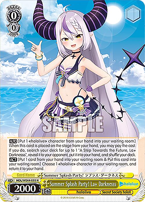 Summer Splash Party! La+ Darknesss (HOL/WE44-E03) - TCG Omega