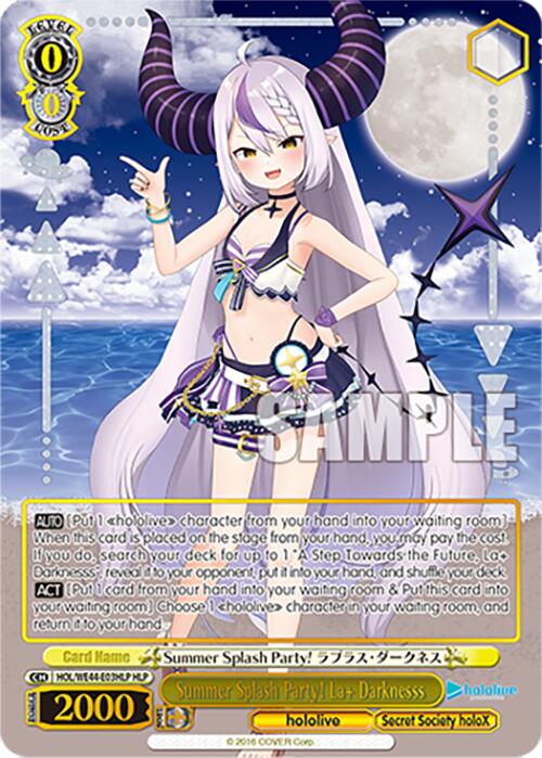 Summer Splash Party! La+ Darknesss (HOL/WE44-E03HLP) - TCG Omega