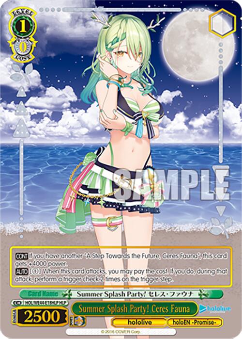 Summer Splash Party! Ceres Fauna (HOL/WE44-E18HLP) - TCG Omega