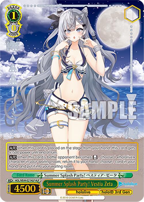 Summer Splash Party! Vestia Zeta (HOL/WE44-E21HLP) - TCG Omega