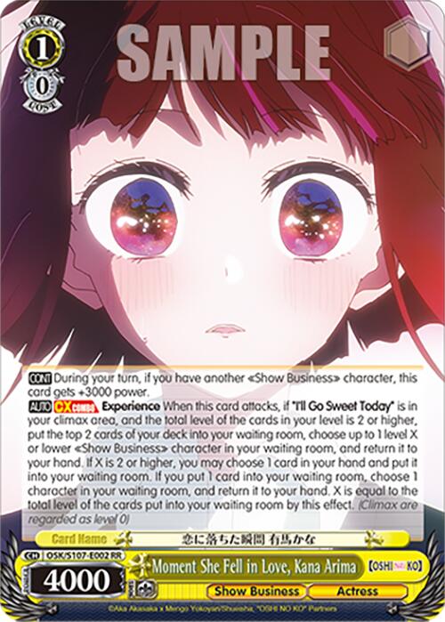 Moment She Fell in Love, Kana Arima [OSK - OSK/S107-E002 RR]