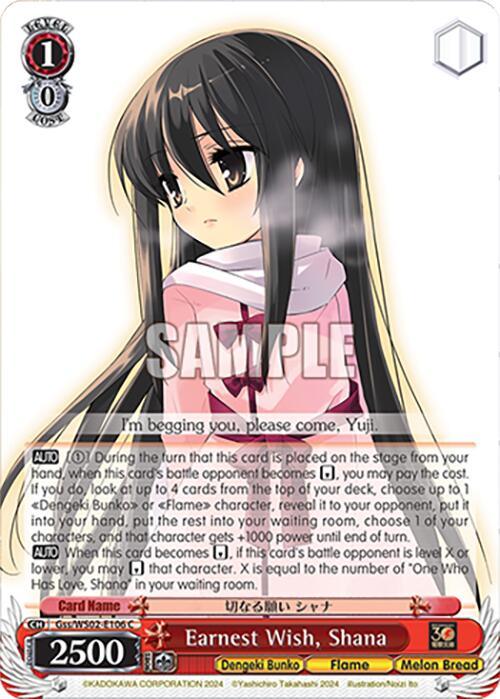 Earnest Wish, Shana [G** - 106]