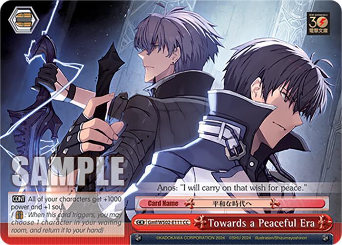 Towards a Peaceful Era [G** - 111]